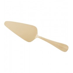 Espátula 25cm Aço Inox Para Bolo Positano Dourada